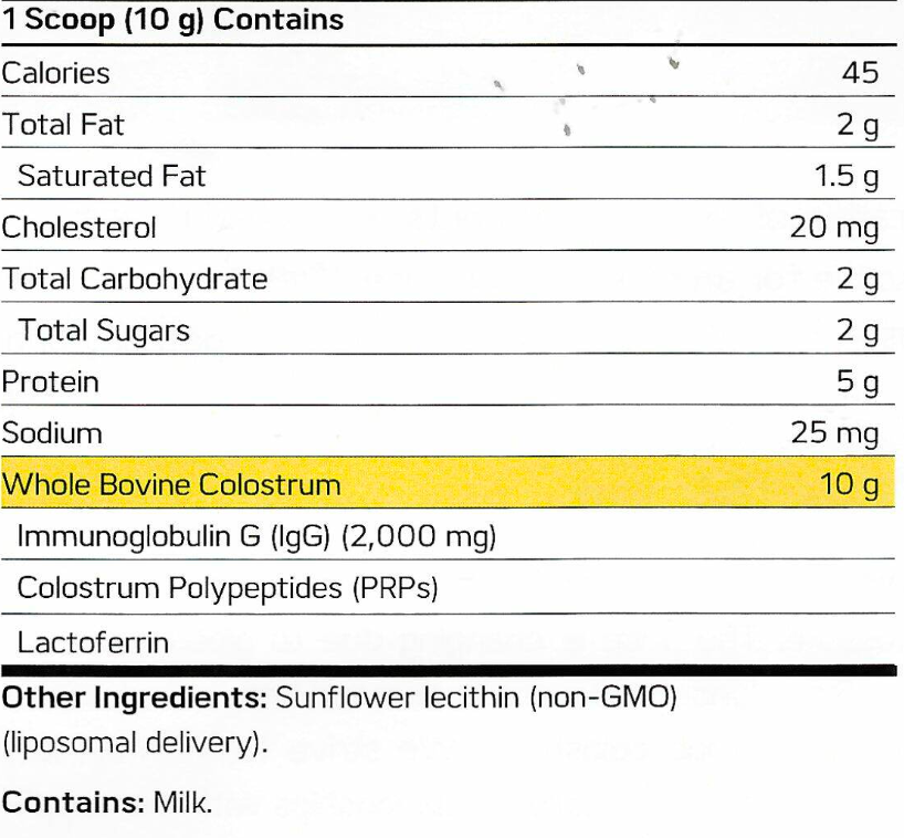 Colostrum Powder